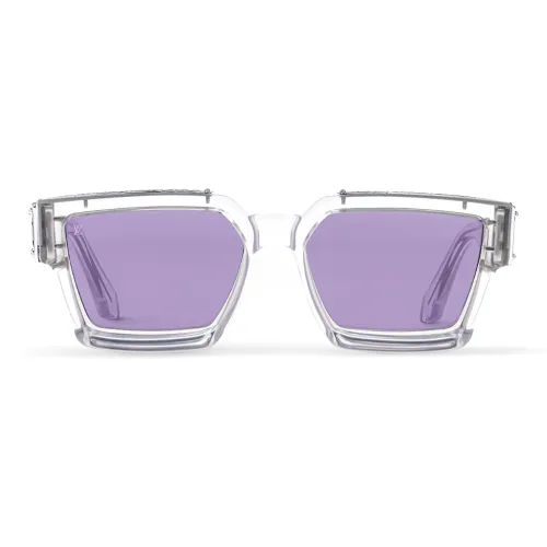 LOUIS VUITTON Ацетат Нерегулярная форма Солнцезащитные очки Унисекс Прозрачный