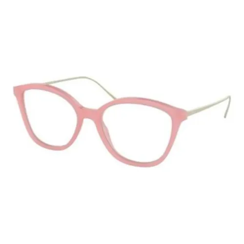 PRADA Ацетатные оправы для очков "Кошачий глаз" Женские Розовые