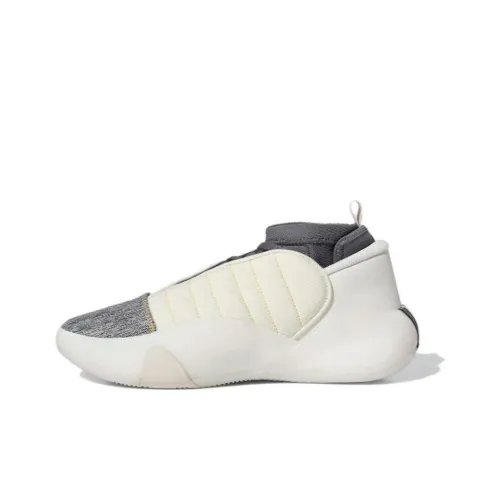 Adidas Harden Vol.7 Low Топ Баскетбольные кроссовки для игры Унисекс Белый Серый