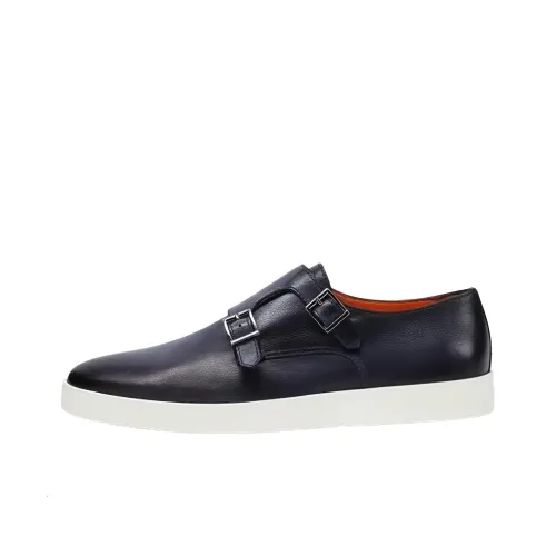 Santoni Мужская повседневная обувь Низкий топ Синий Мужской