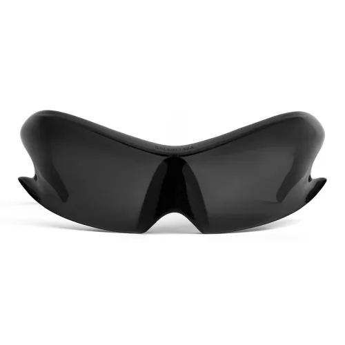 Balenciaga Нерегулярная форма Солнцезащитные очки Женские Черный