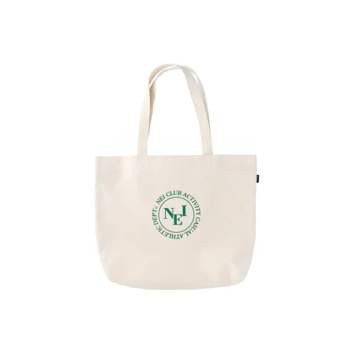 NEIKIDNIS Хлопок Тоут Сумка Сумка для покупок Сумка на плечо Сумка унисекс цвет слоновая кость