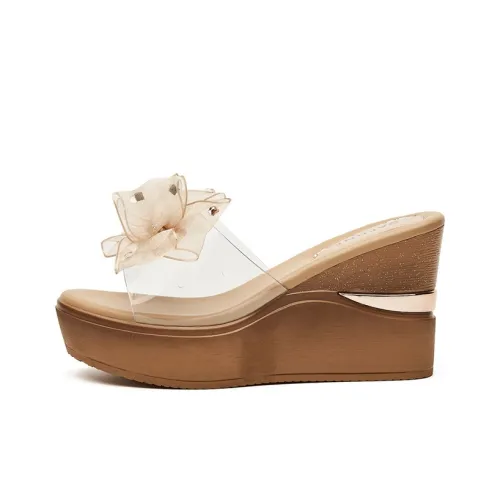 Daphne Слипоны Женские Шампанское