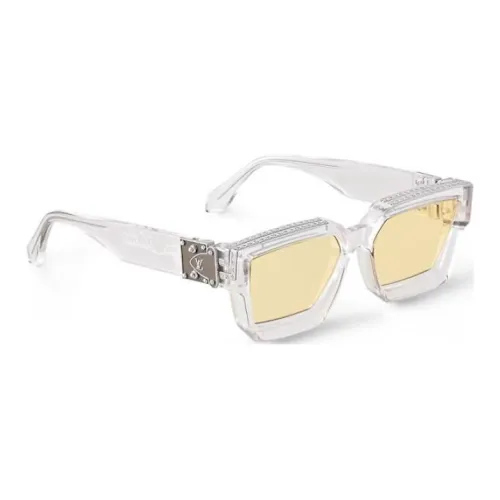 LOUIS VUITTON Ацетат Нерегулярная форма Солнцезащитные очки Мужской Прозрачный