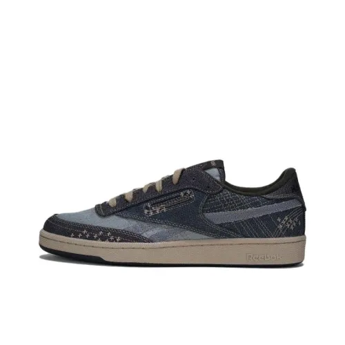 Reebok Club C Series Скейтборд Кроссовки Низкие Серые Унисекс
