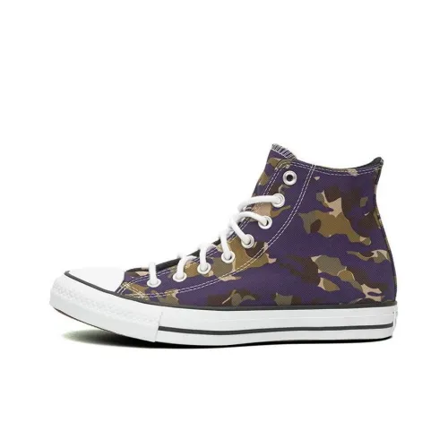 Converse Chuck Taylor All Star Hi 'Allover CAMO' Высокие Кеды Унисекс Камуфляж Фиолетовый
