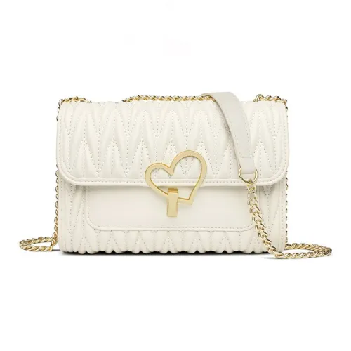 MOONDEMIMA Корова Кожа Маленькая Квадратная Сумка Сумка через плечо Сумка на плечо Маленькая Женская Белая Черная