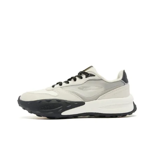 QIAODAN Амортизация Износостойкий Низкий Топ Повседневная Обувь Женская Айвори