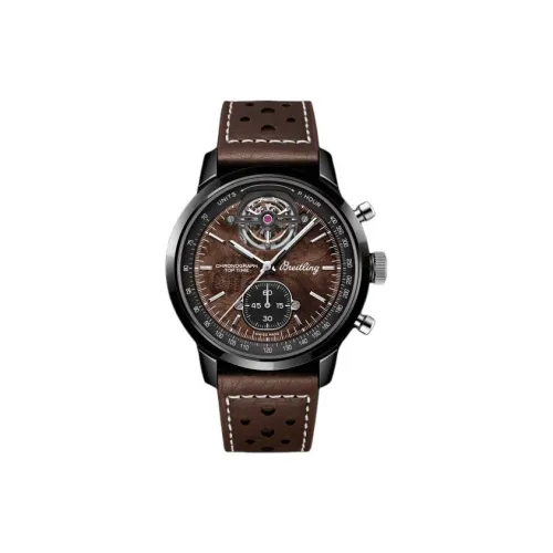 Breitling Автоматический Механический Часы Мужские 44 мм Коричневый Циферблат Часы Керамические Корпус Часов