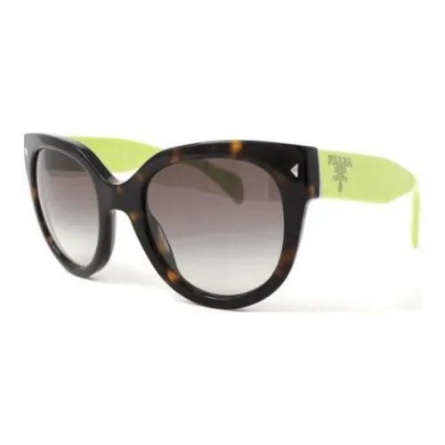 PRADA Ацетат Кошачий глаз Солнцезащитные очки Женские Черепаховый