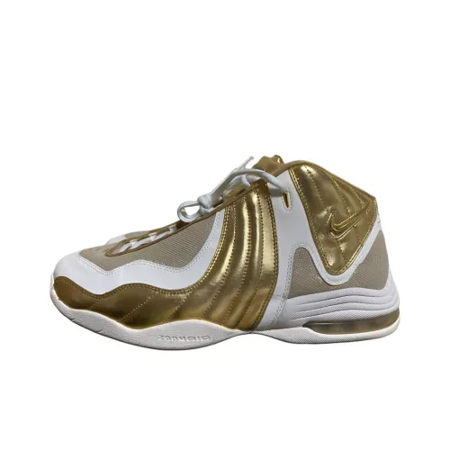 Nike Air 3 Slip Resistant Abrasion Resistant MID Топ Винтажные баскетбольные кроссовки Мужской Золотой