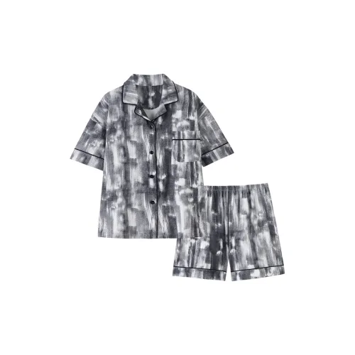 Сон Студенты' Спальня Дом Пижама Женская Серый Лето