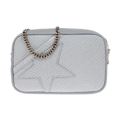 Golden Goose Сумка через плечо из натуральной кожи женская серая