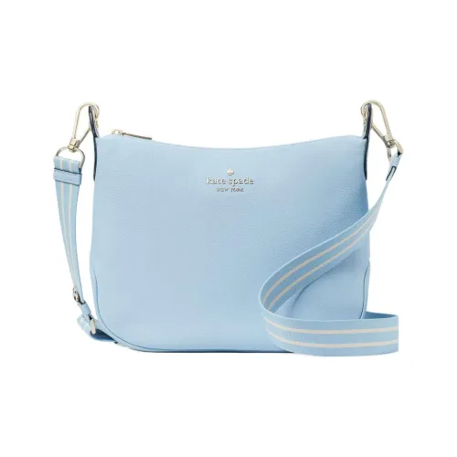 Kate Spade Сумка через плечо из кожаной галечницы Женская Церулеан