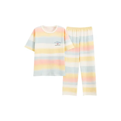 Mulong Family Пижамный комплект Женские Радужный