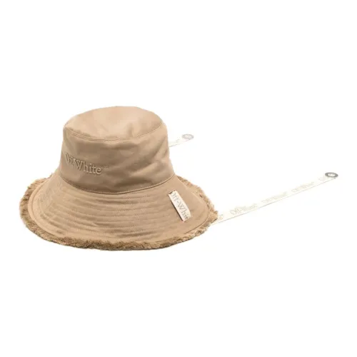 Off Белый Cotton Bucket Hats Женские