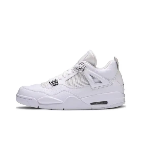 Jordan Air Jordan 4 Retro Silver Anniversary MID Top Vintage Баскетбольные кроссовки Мужские White