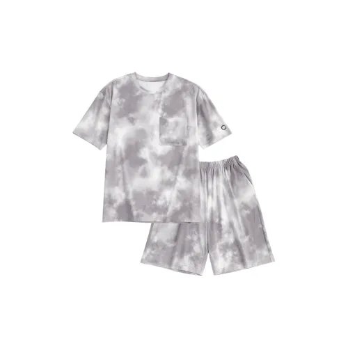 Peninsula City Пижамный комплект Мужской Tie Dye Серый