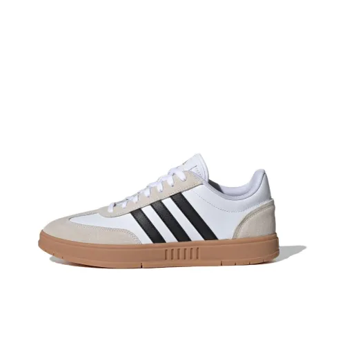 Adidas Gradas Скейтборд Кроссовки Низкие Белый Коричневый Унисекс