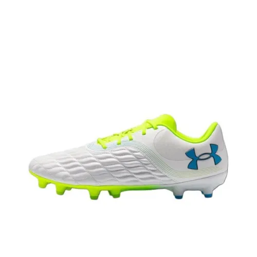 Under Armour Clone Magnetico Pro Футбольные бутсы Низкие Белые и Синие Унисекс