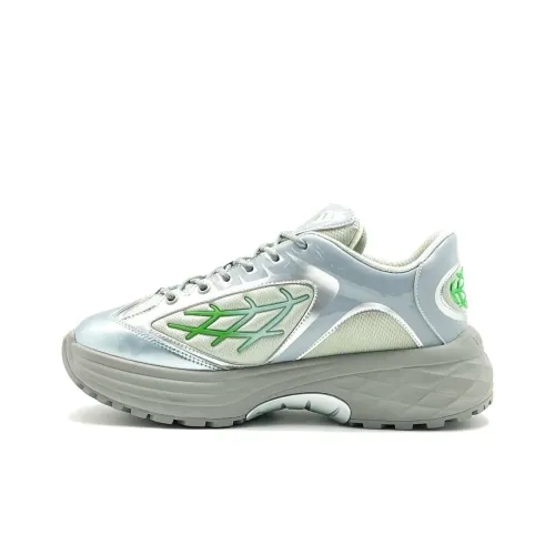 LOUIS VUITTON Низкий топ Повседневная обувь Мужская Пыльно-зеленый