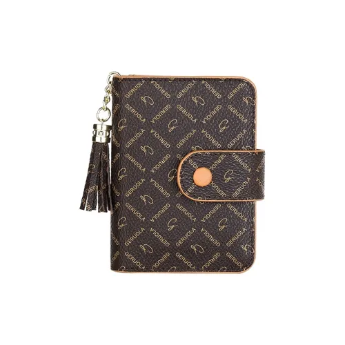 Gorora PVC держатель для карт Стандартный Женский Хаки Бордовый