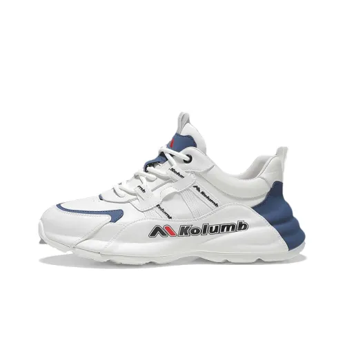 KOLUMB Юбка Resistant и Дышащая Низкий Топ Кэжуал Мужская Белая и Синяя