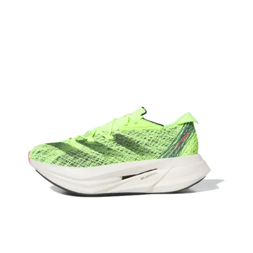Adidas ADIZERO PRIME X 2 STRUNG Беговые кроссовки Низкий топ Белый Зеленый Унисекс