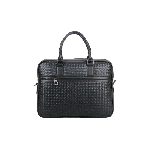 CMLZIUA Корова Кожа Сумка Стандартная Мужская Черная