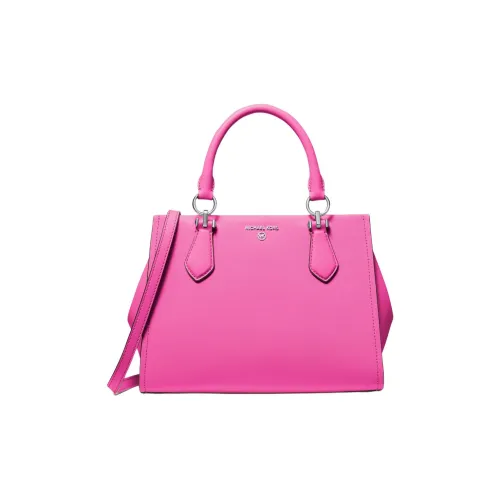 MICHAEL KORS Marilyn Спилок коровьей кожи с искусственной кожей средний женский фиолетово-розовый