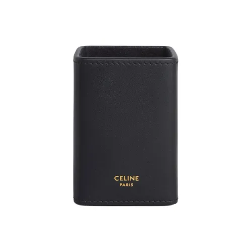 CELINE Телячья кожа Парфюм Коробка Сумка для хранения Мужской Черный