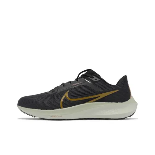 Nike Air Zoom Pegasus 40 Амортизация Износостойкий Низкий Топ Повседневная Тренировочная Беговая Обувь Мужская Черная