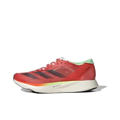 Adidas Adizero Takumi Sen 10 Дышащий Низкий Топ Марафон Беговые Кроссовки Мужские Красные