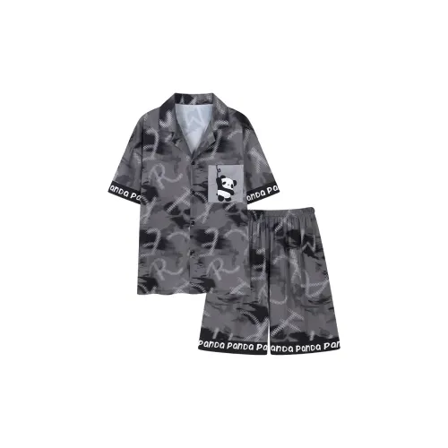 Follow The United States Пижамный комплект Мужской Темно-серый