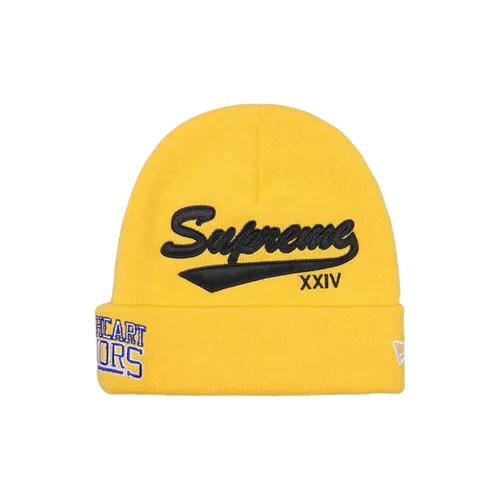 Supreme x New Era Шапки-бини Унисекс Желтый