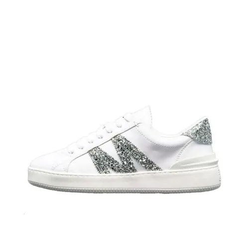 Moncler Low Топ Скейтборд Кроссовки Женские Белые