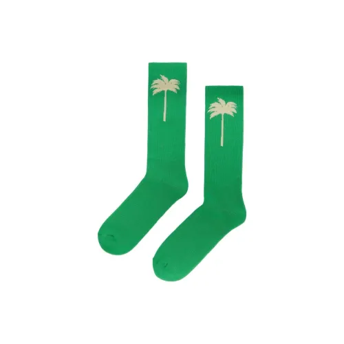 PALM ANGELS 1 пачка Зеленые Мужские носки MID до икры
