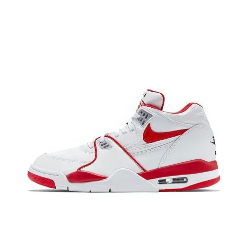 Nike Air Pilot 89 MID Топ Винтажные Баскетбольные Кроссовки Унисекс Белый Красный OG