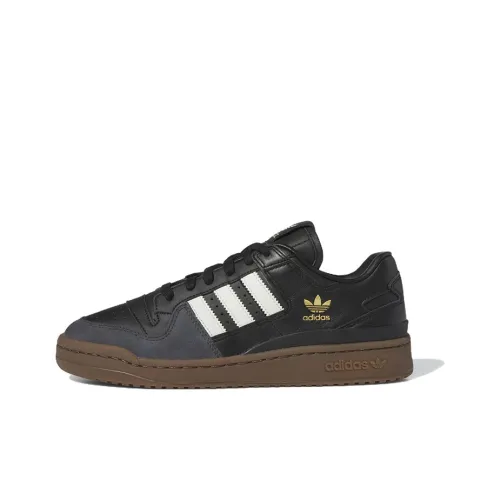 Adidas Originals FORUM 84 Устойчивые к истиранию Дышащие Низкие Кроссовки для скейтбординга Унисекс Черные