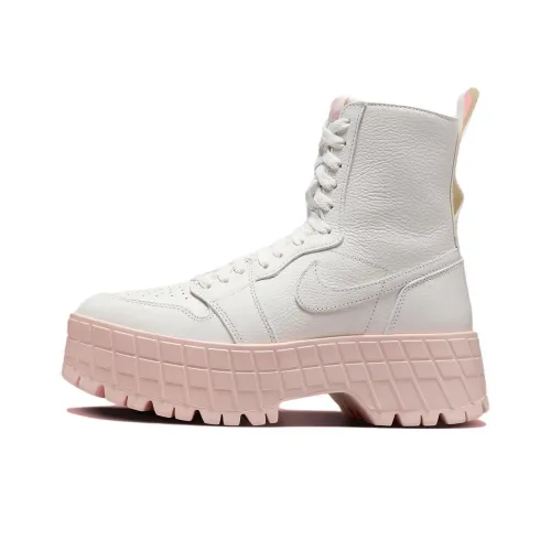 Jordan Air Jordan 1 Brooklyn Ботильоны Женские Белые Розовые