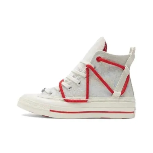 Converse Chuck 70 Кеды Высокие Бежево-Красные Унисекс