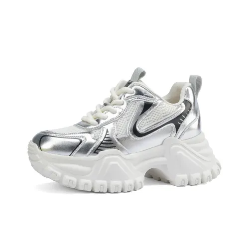 D Fuse SCANDINAVIA Толстая подошва Низкий топ Экрю/Черный Женский