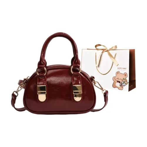 ERANGBEAR ПУ (полиуретан) Bowling Bag Сумка через плечо Стандартная Женская Розовый Серебряный Белый Черный Красный