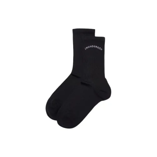 JW Anderson Черные Унисекс Носки MID до икры