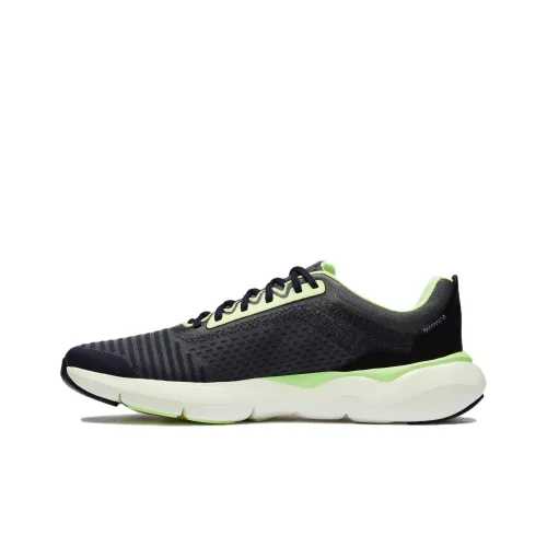 DECATHLON Беговые кроссовки Низкий верх Синий Черный/Светло-желтый Мужской