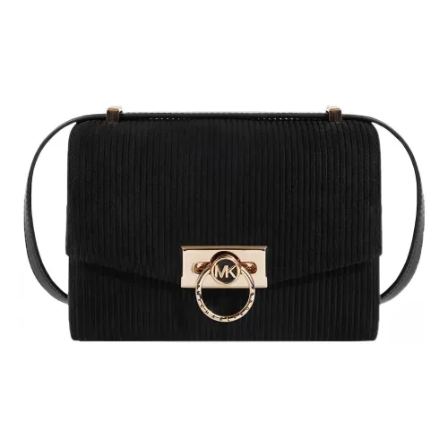 MICHAEL KORS Hendri Кожа Плечевая Сумка Женская Черная