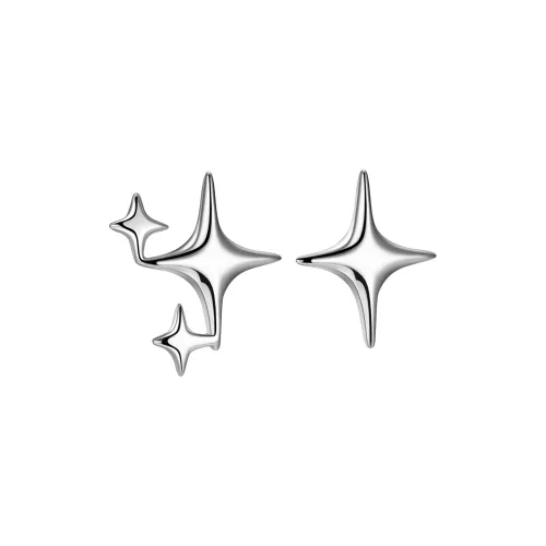 OSSINMI Серебро S925 Серьги-гвоздики Женские