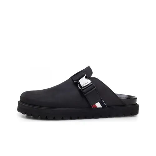 Moncler Домашние тапочки с резиновым подошвой женские черные