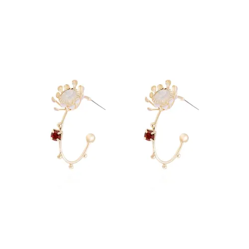 Серьги-гвоздики VAN GOGH из серебра S925 женские