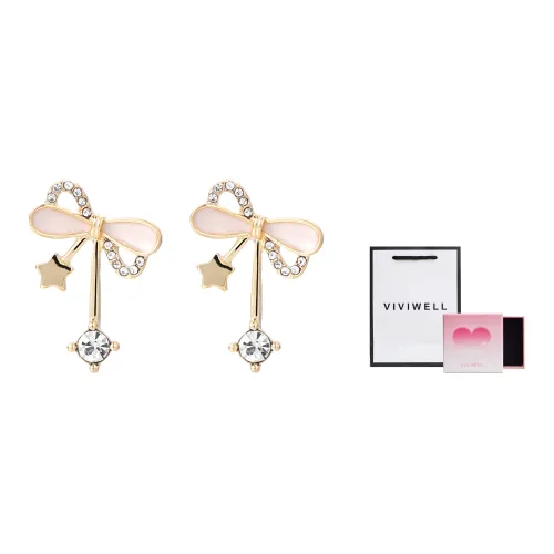 VIVIWELL Серебро S925 Серьги-гвоздики Женские